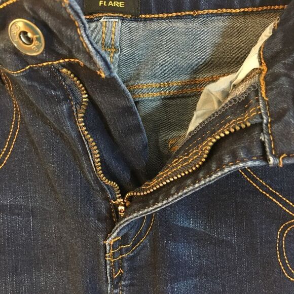 L&B  "Flare" Dark Wash Jeans Size 6 - Picture 7 of 15